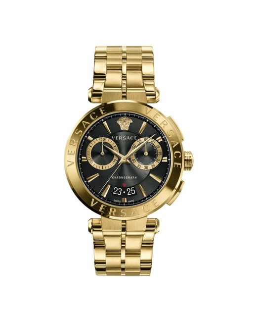 Versace Aion Chronograaf Horloge in het Metallic voor heren