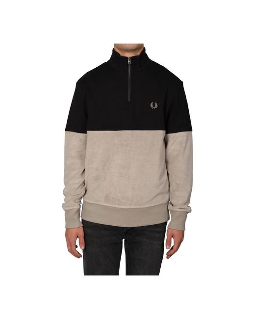 Fred Perry Black Sweatshirts for men