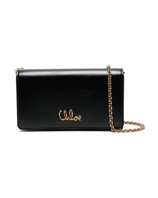 Cross Body Bags Chloé de color Black