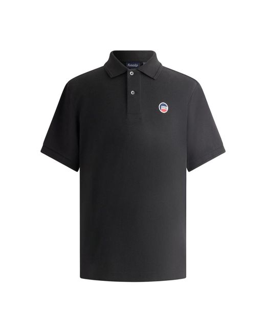 Fusalp Kortmouw Poloshirt in het Black voor heren