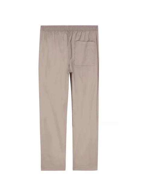 Calvin Klein Gray Straight Trousers for men