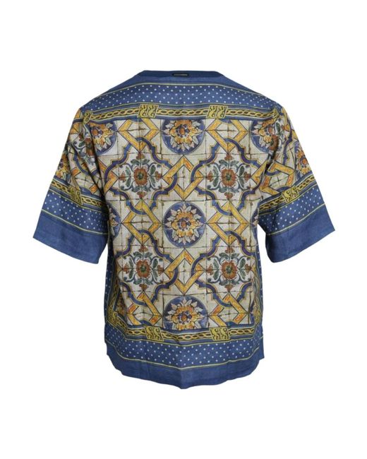 Tops > t-shirts Dolce & Gabbana pour homme en coloris Blue