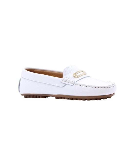 Scapa White Loafers