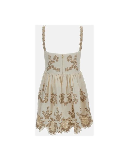 Agua Bendita Natural Short Dresses