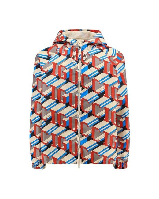 Gucci Natural Pixel Print Nylon Jacket for men
