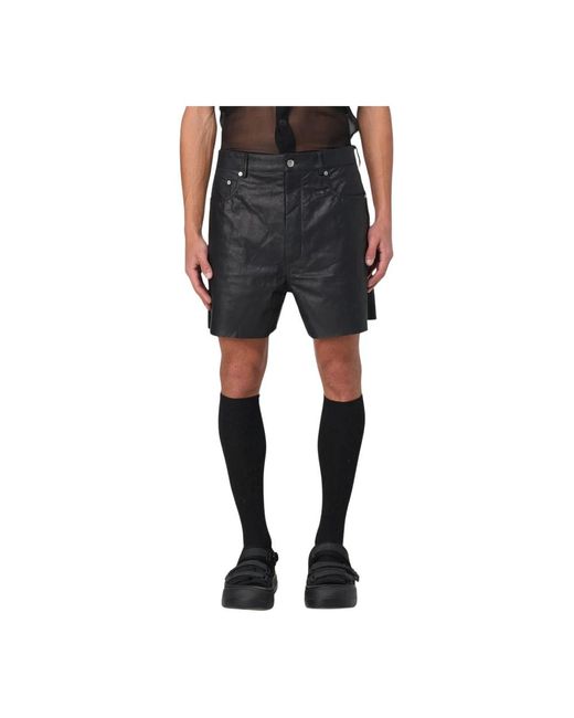 Rick Owens Moderne Schwarze Designer Shorts in Black für Herren