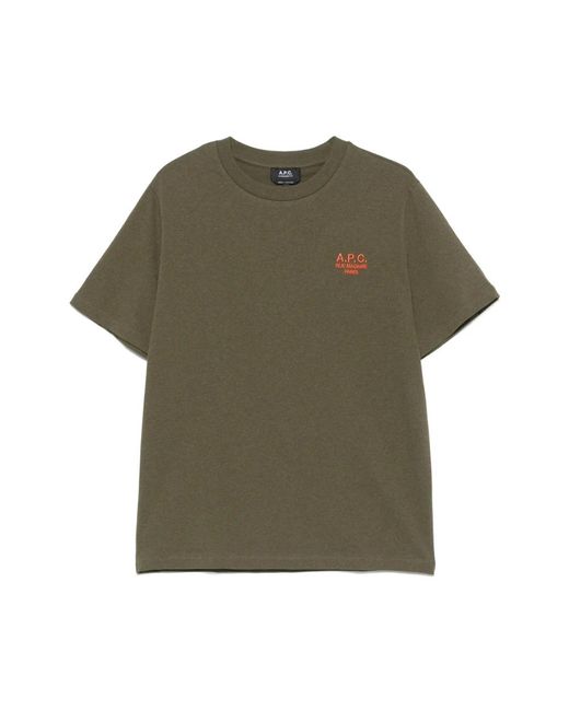 A.P.C. T-Shirts in het Green voor heren