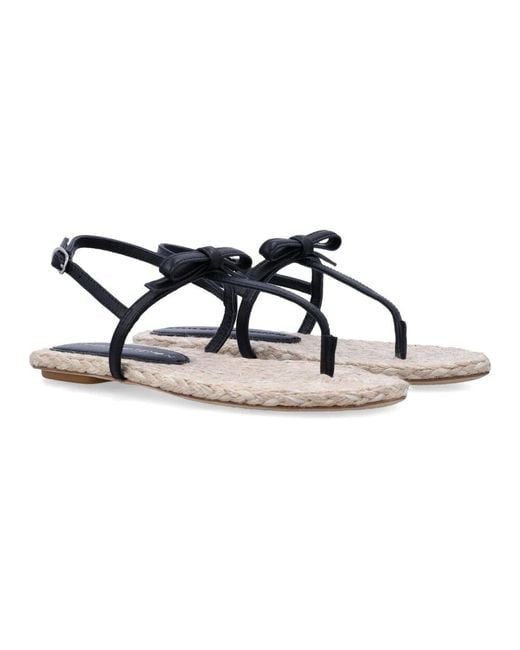 Stuart Weitzman Blue Flat Sandals