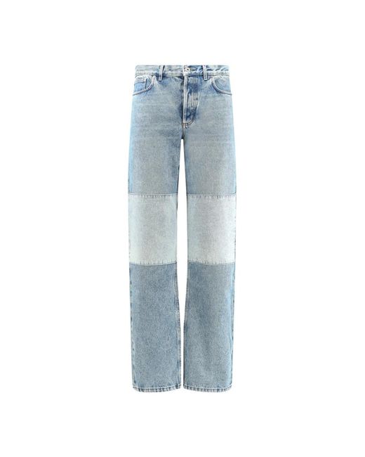 Dior Blue Straight Fit Jeans for men