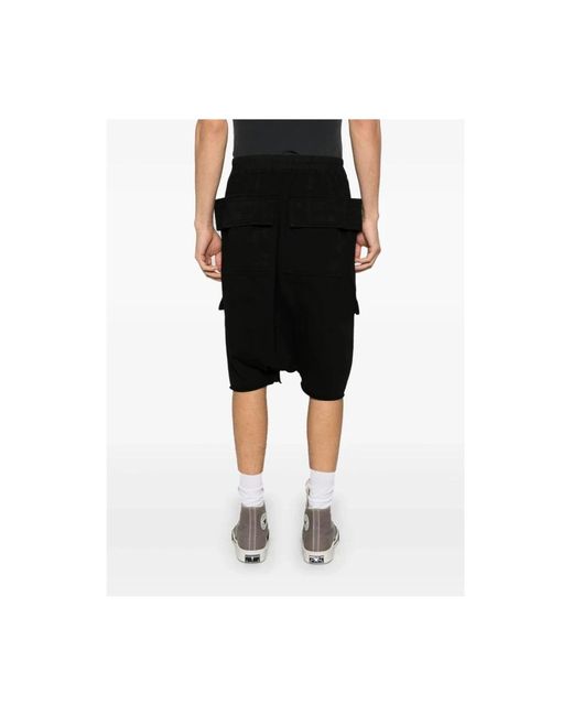 Rick Owens Casual Shorts in het Black voor heren