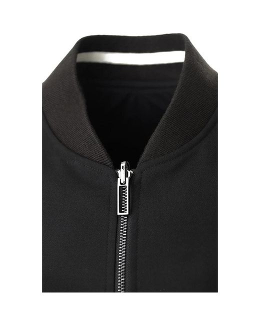 Emporio Armani Wendbarer reißverschluss schwarzer blazer in Gray für Herren