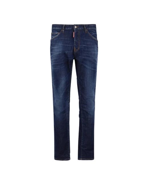 DSquared² Jeans Met Vervaagd Effect in het Blue voor heren