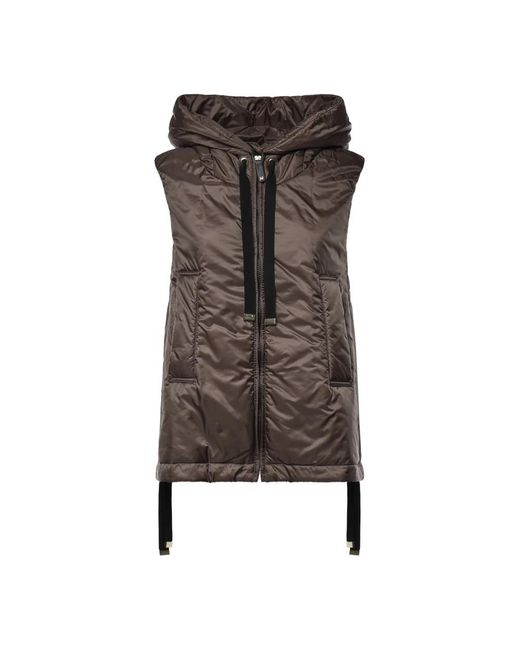 Max Mara Brown Waistcoats