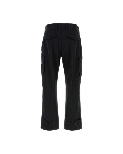 McQueen Broeken ,Zwart ,Straight Leg Cargo Broek in het Black voor heren