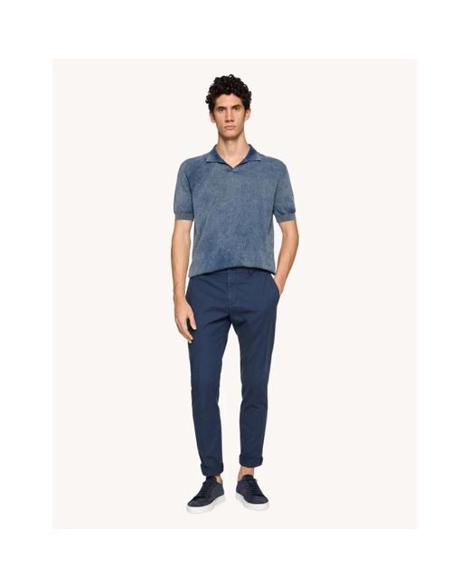 Trousers > cropped trousers Dondup pour homme en coloris Blue