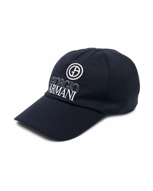 Giorgio Armani Blue Hats for men