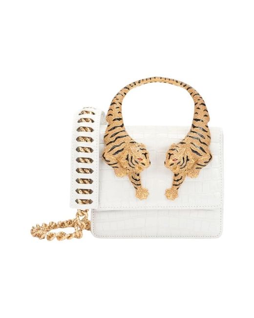 Roberto Cavalli Metallic Cross Body Bags
