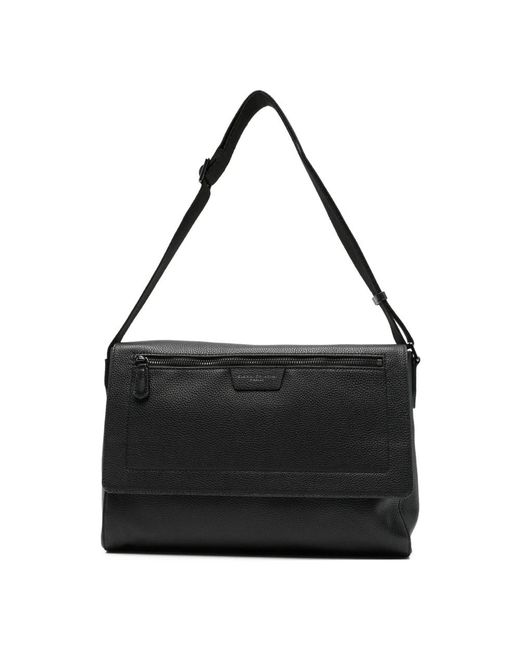 Gianni Chiarini Black Messenger Bags for men