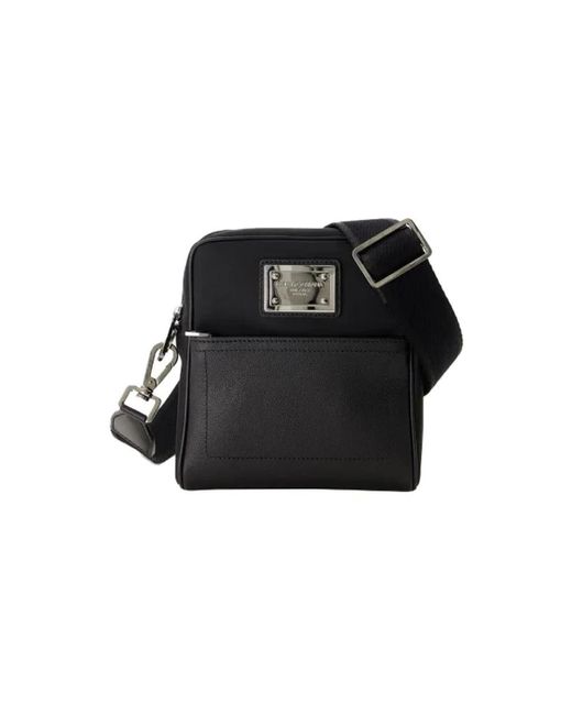 Nylon shoulder-bags di Dolce & Gabbana in Black da Uomo