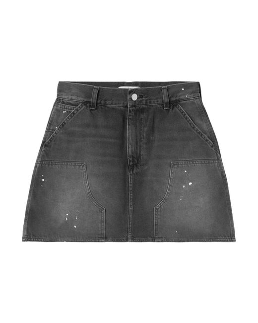 Carhartt Gray Denim Skirts