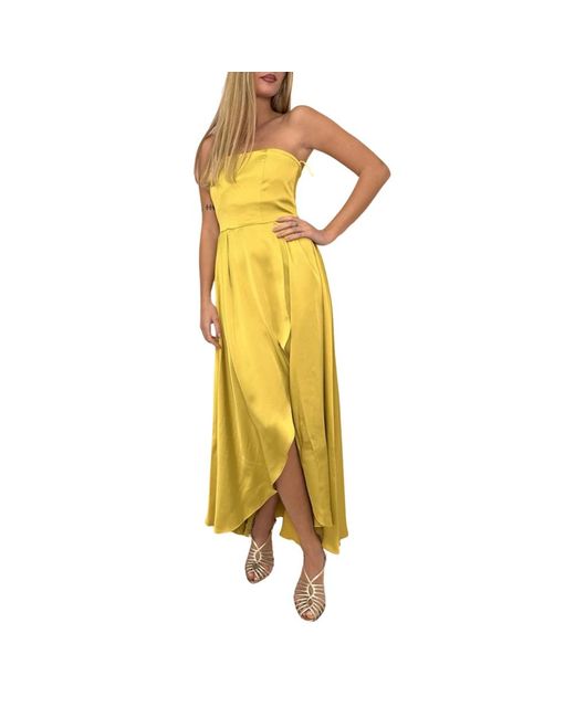 Party dresses Marella de color Yellow