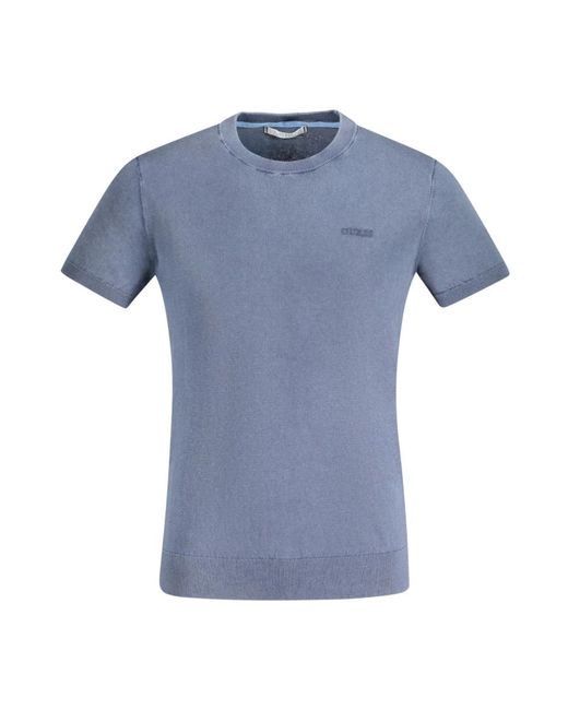 Guess T-Shirts in het Blue voor heren
