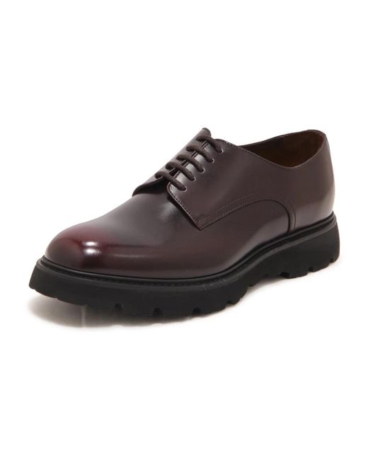 Doucal's Brown Laced Shoes for men