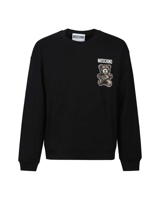 Moschino Niedlicher bärenpullover in Black für Herren