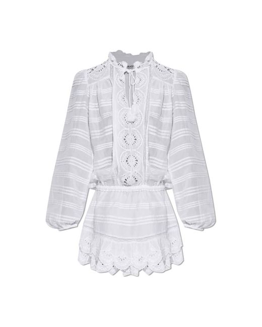 Isabel Marant Preya Jurk in het White