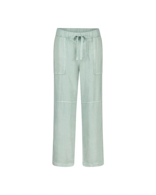 Straight trousers Bella Dahl de color Green