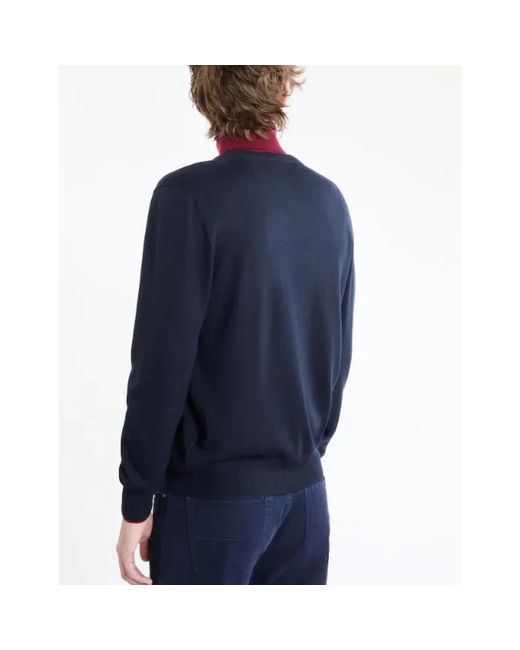 Fay Trendige pullover in Blue für Herren