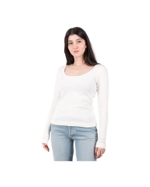 Citizens of Humanity White Long Sleeve T-Shirts