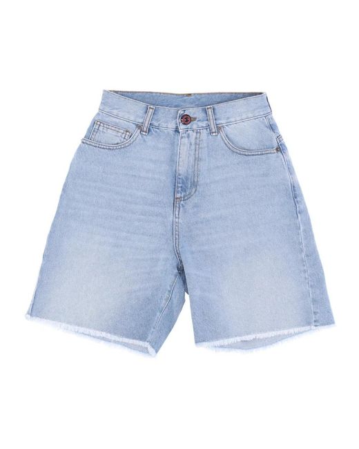 Vision Of Super Blue Denim Shorts for men