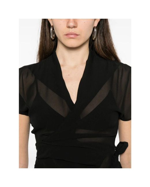 Rick Owens Black Blouses