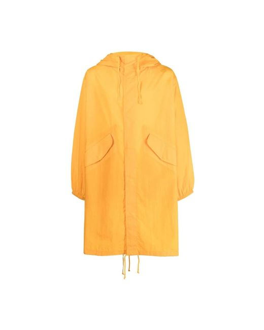 Universal Works Yellow Single-Breasted Coats for men