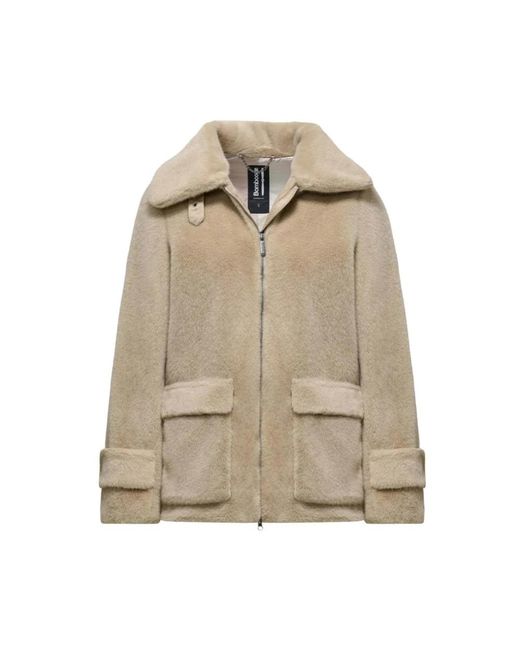 Bomboogie Natural Faux Fur & Shearling Jackets