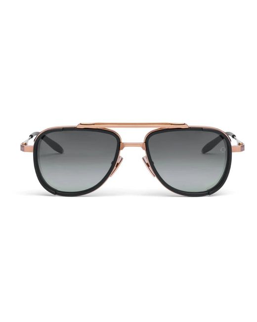 Akoni Accessoires ,Geel ,Spitzer Pilot Zonnebril in het Gray