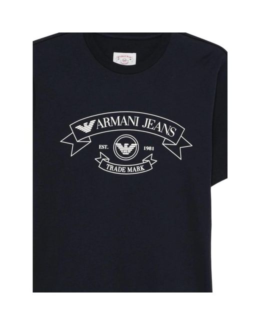 Emporio Armani Black T-Shirts for men