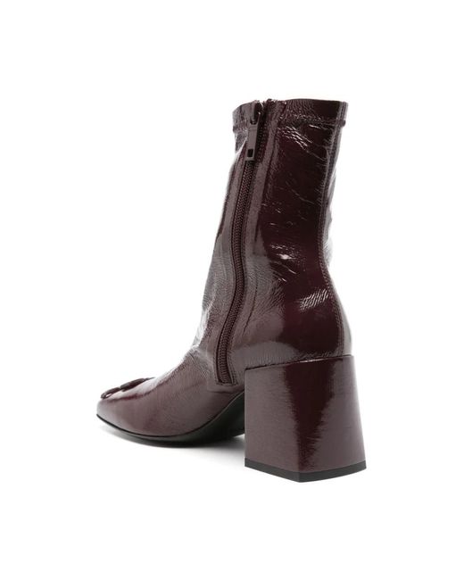 Courreges Brown Heeled Boots