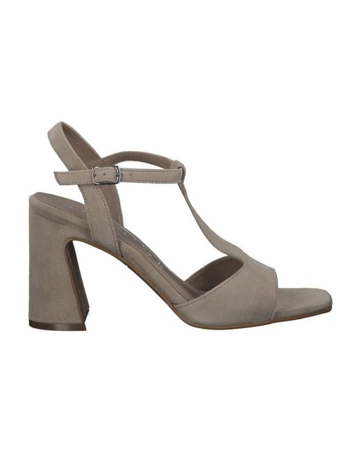 Tamaris Gray High Heel Sandals