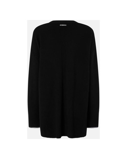Pinko Truien & Vesten ,Zwart ,Wol Tasmania Cardigan in het Black