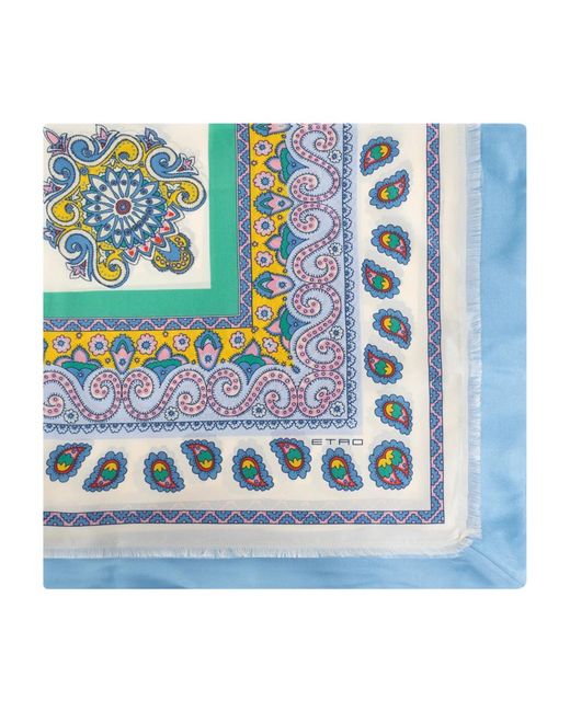 Silky Scarves di Etro in Blue