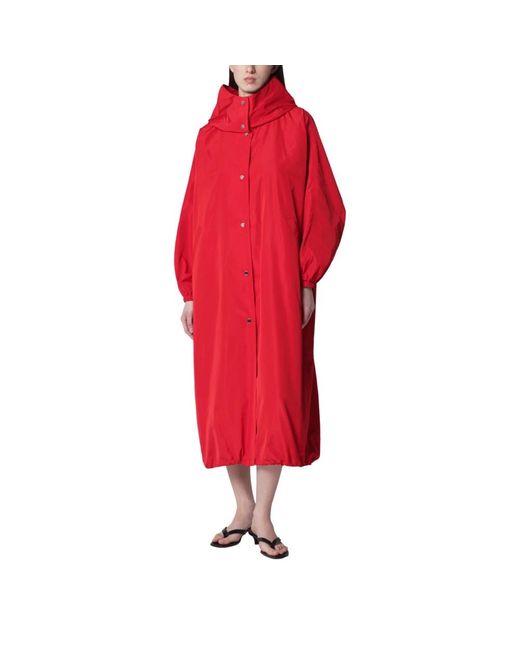 Rohe Parachute Coat in het Red