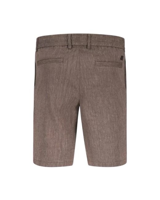 Boss Gray Casual Shorts for men