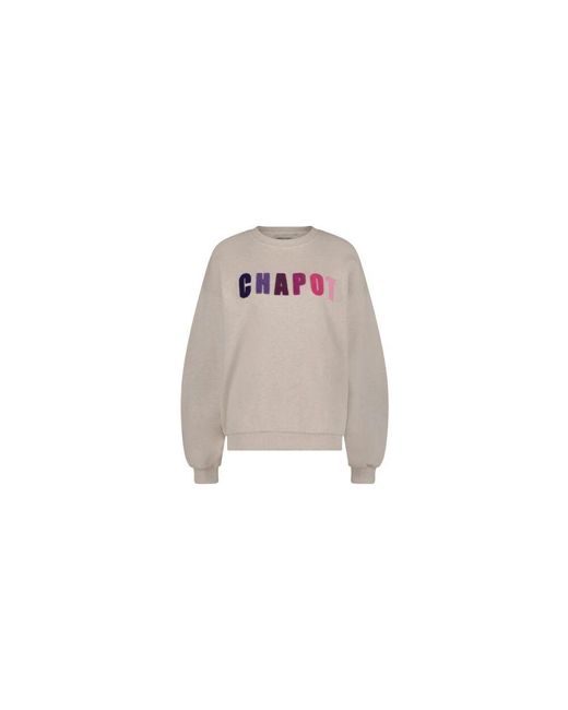 FABIENNE CHAPOT Pink Terry Sweater