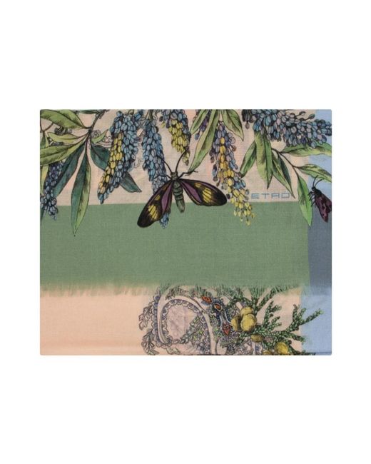 Winter Scarves di Etro in Green
