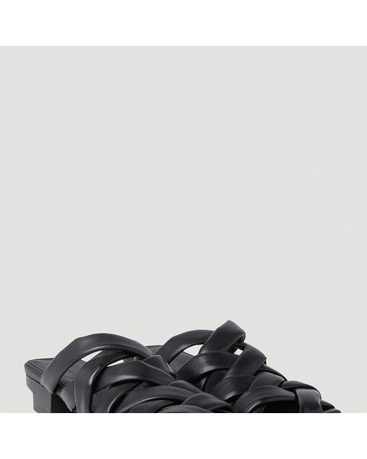 Marsèll Black Heeled Mules