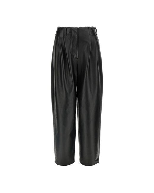 Givenchy Black Leather Trousers