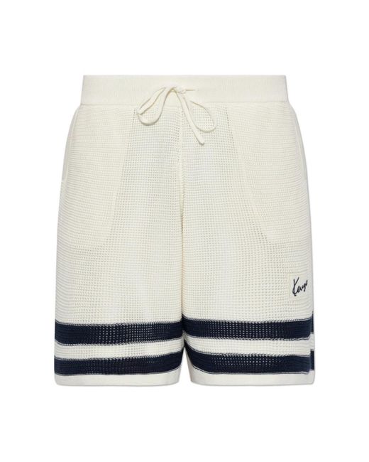 KENZO Shorts Van Mesh in het White voor heren