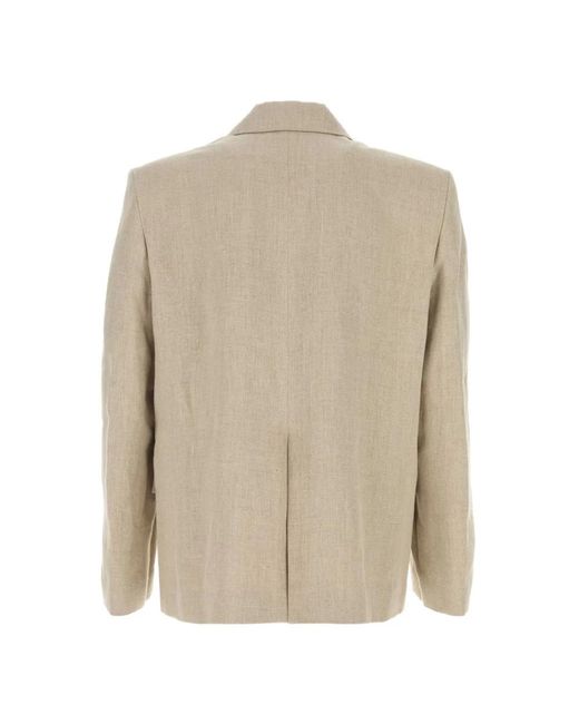 Séfr Jassen ,Linnen Donovan Blazer in het Natural voor heren
